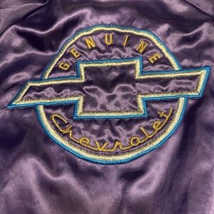 Genuine Chevrolet Purple Baseball Jacket